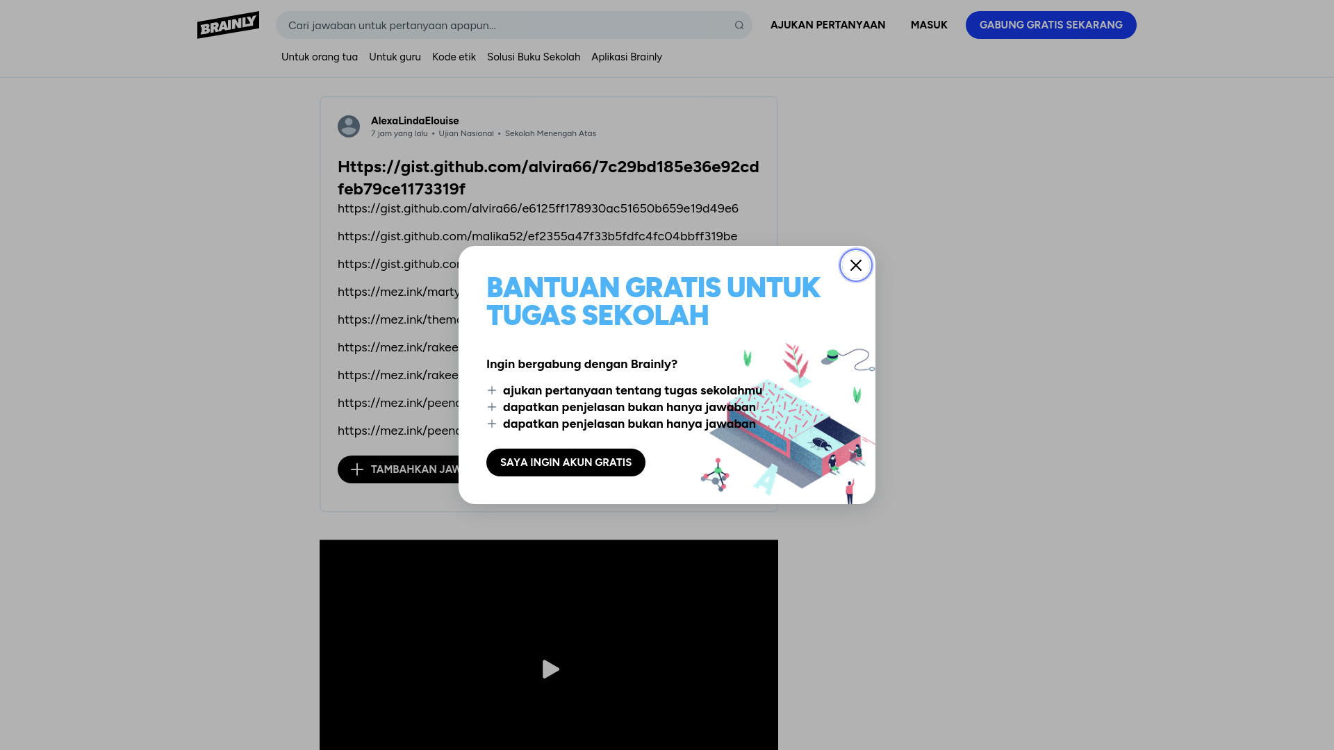 website screenshot of https://brainly.co.id/tugas/56380532