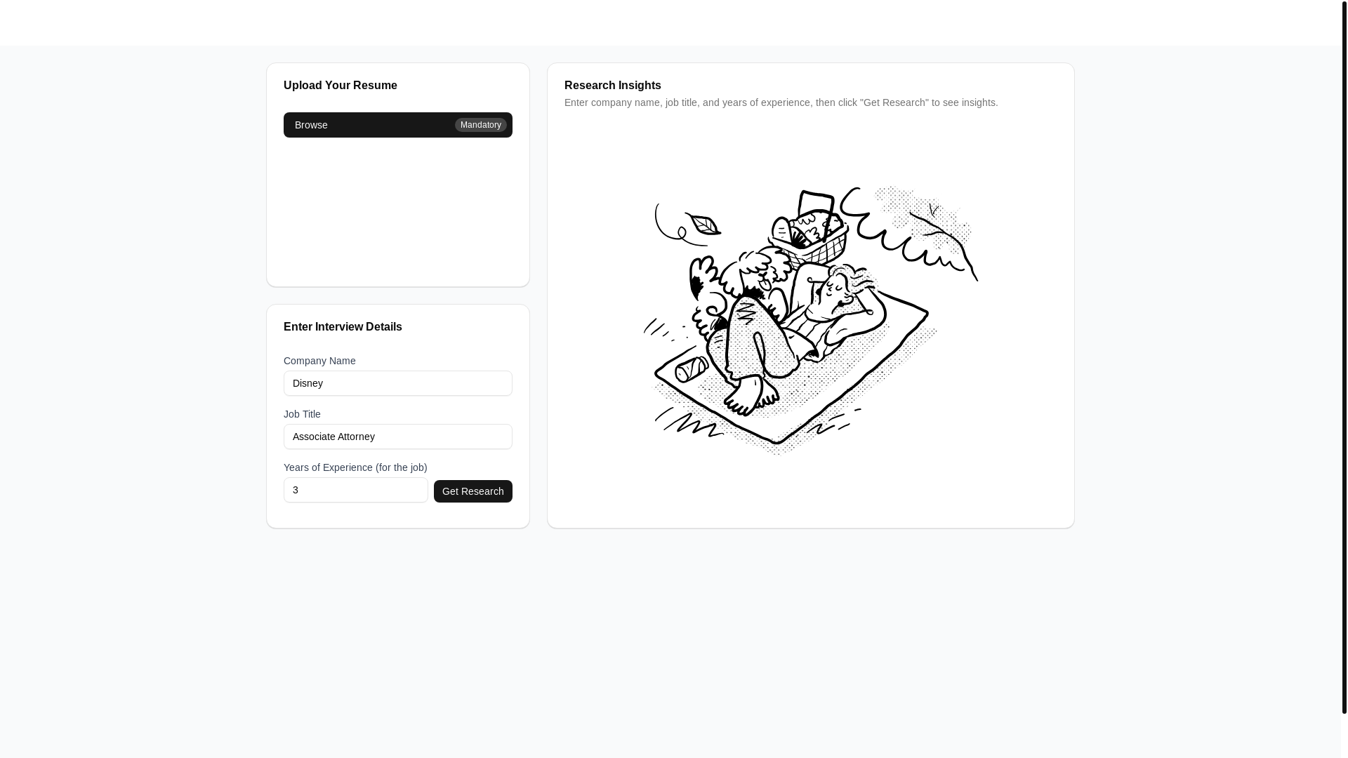 website screenshot of https://resumepigeon.com/