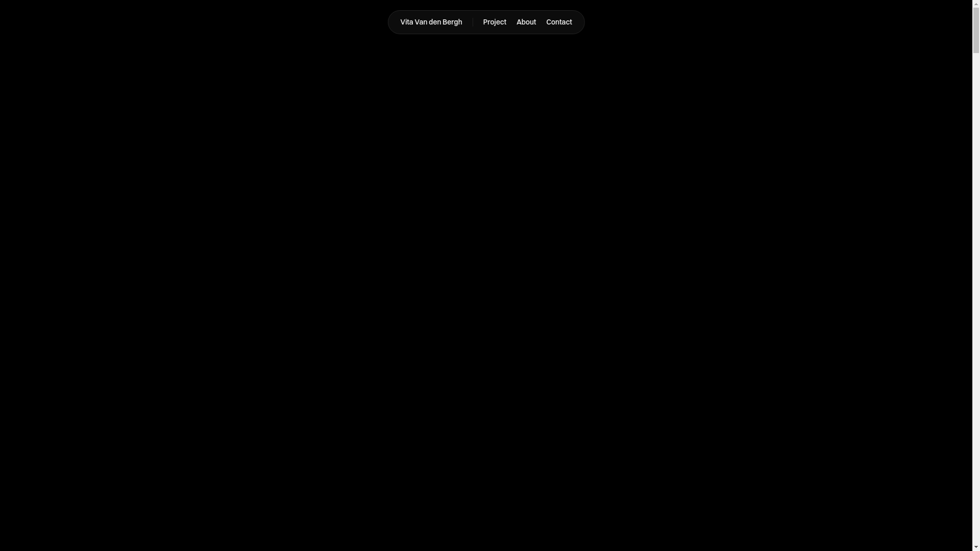 website screenshot of https://vitavandenbergh.com/