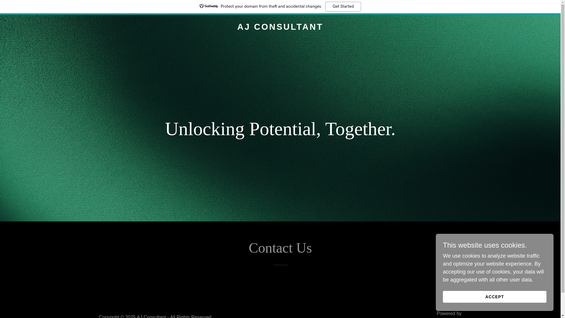 website screenshot of https://ajconsultant.co.in/