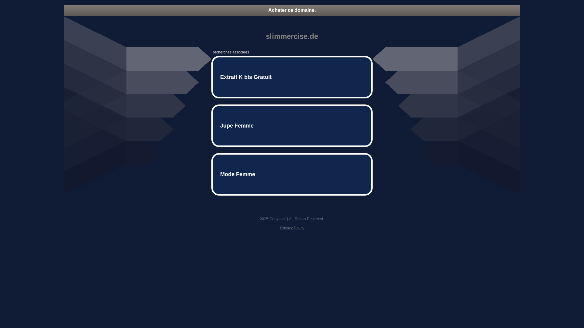 website screenshot of https://slimmercise.de/