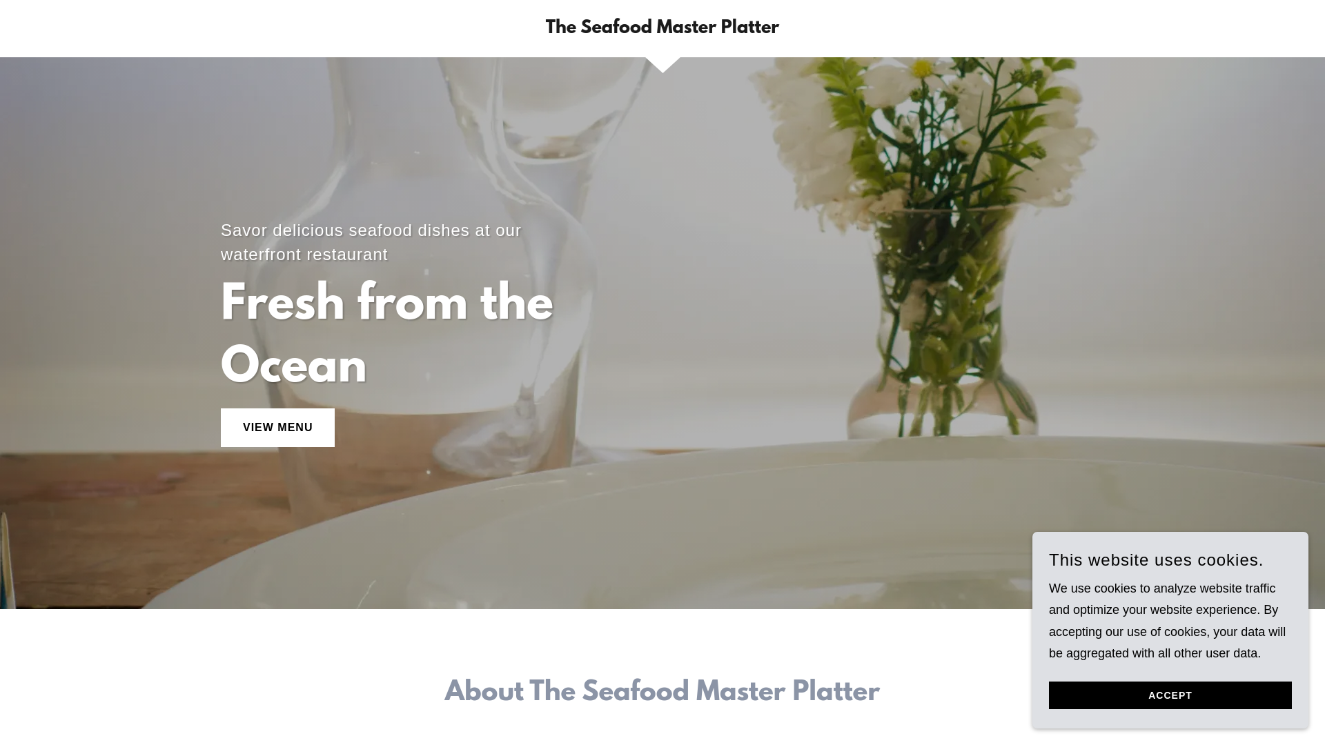 website screenshot of https://thesefoodmasterplatter.com