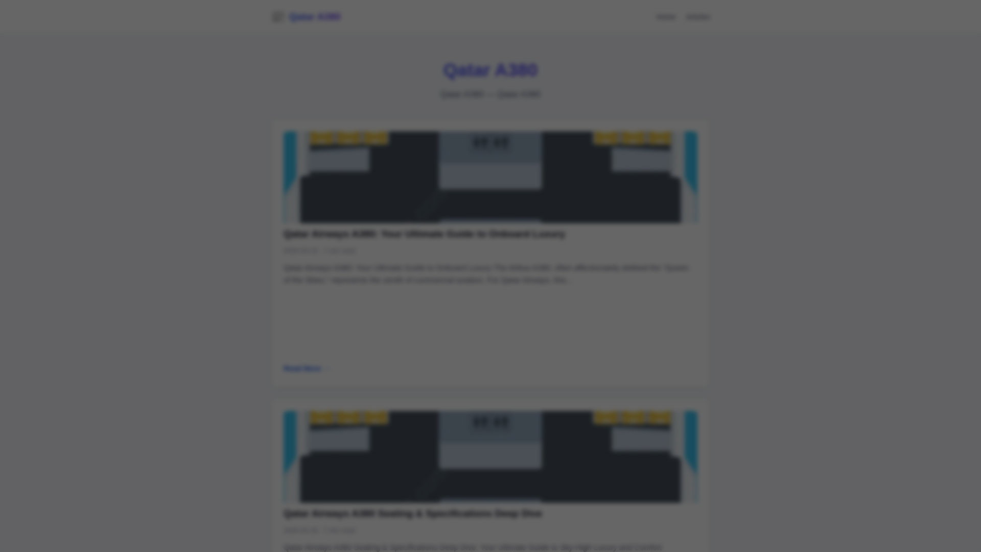 website screenshot of https://qatar-a380.pages.dev/