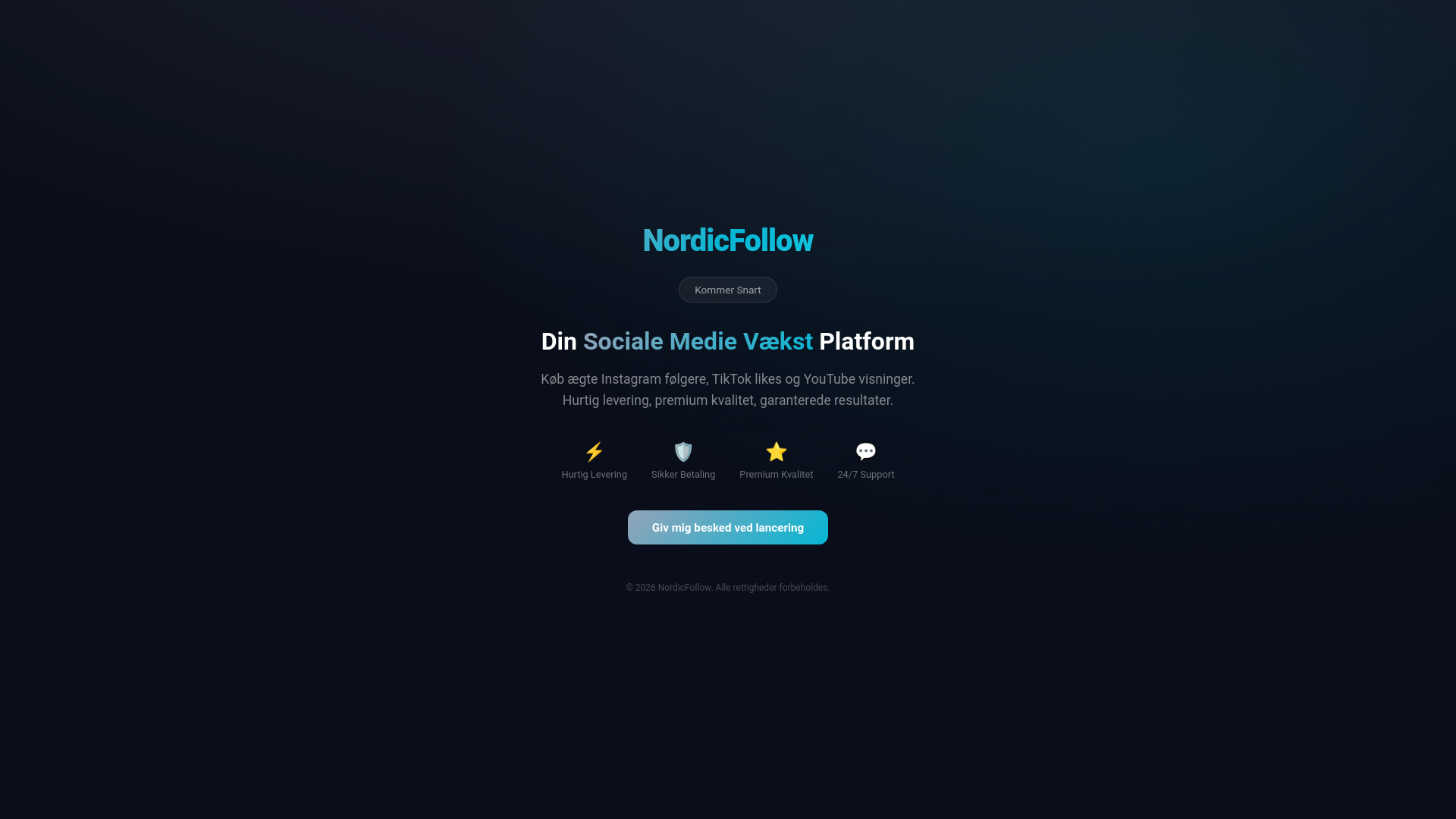 website screenshot of https://nordicfollow-coming-soon.pages.dev/
