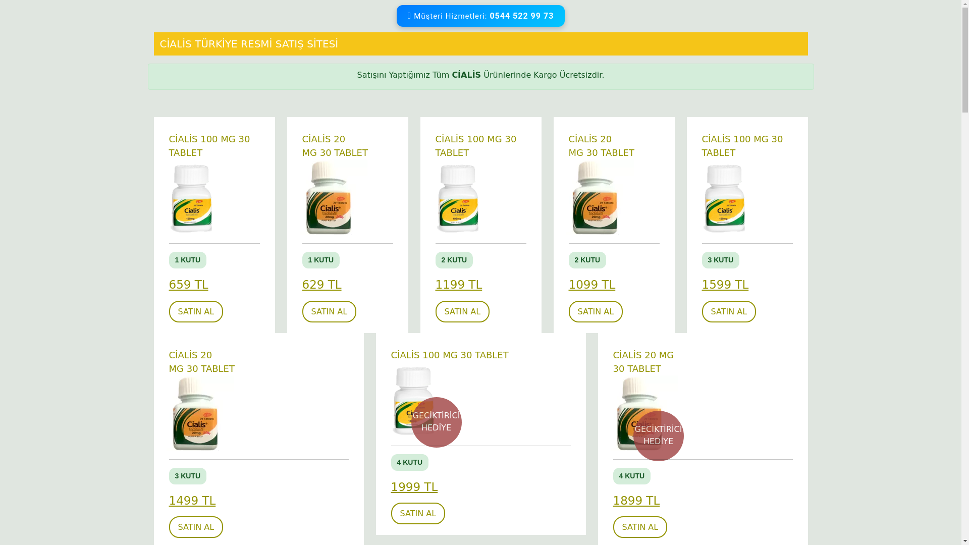 website screenshot of https://cialisfiyatlaritr.website/