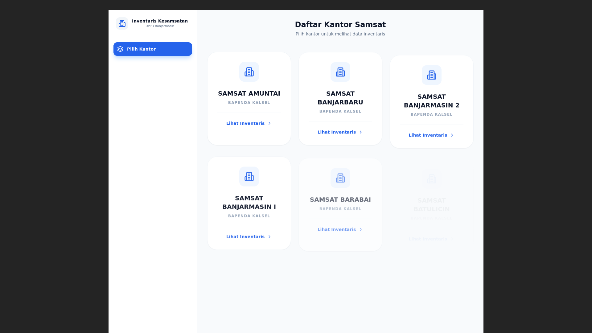 website screenshot of https://inventaris-kesamsatan.pages.dev/