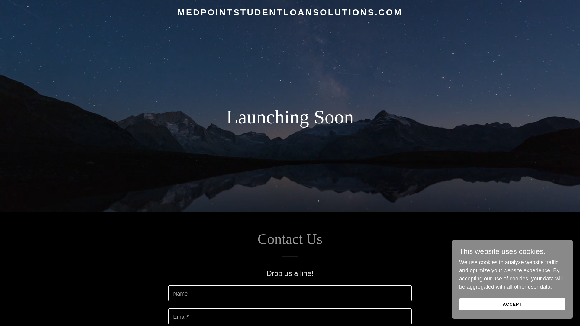website screenshot of https://medpointstudentloansolutions.com