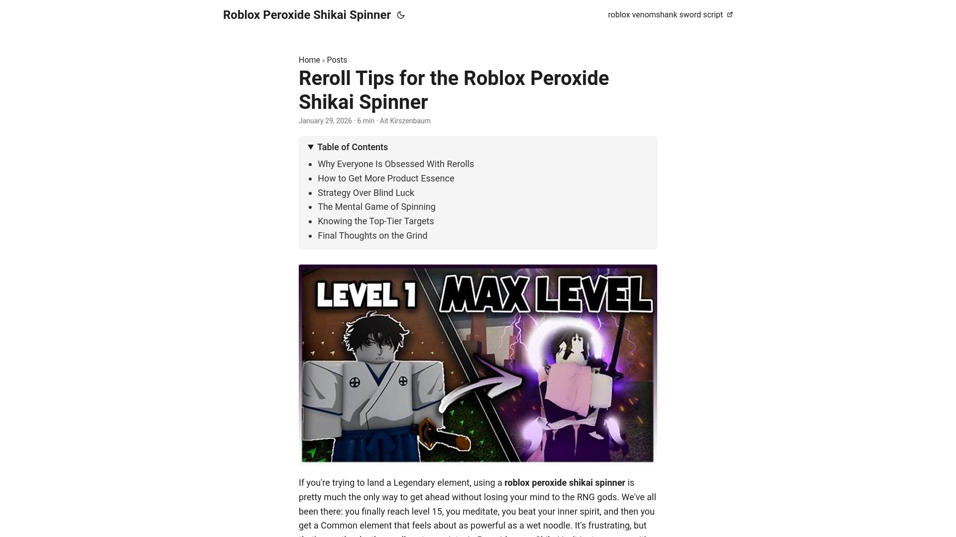 website screenshot of https://roblox-peroxide-shikai-spinner.pages.dev/