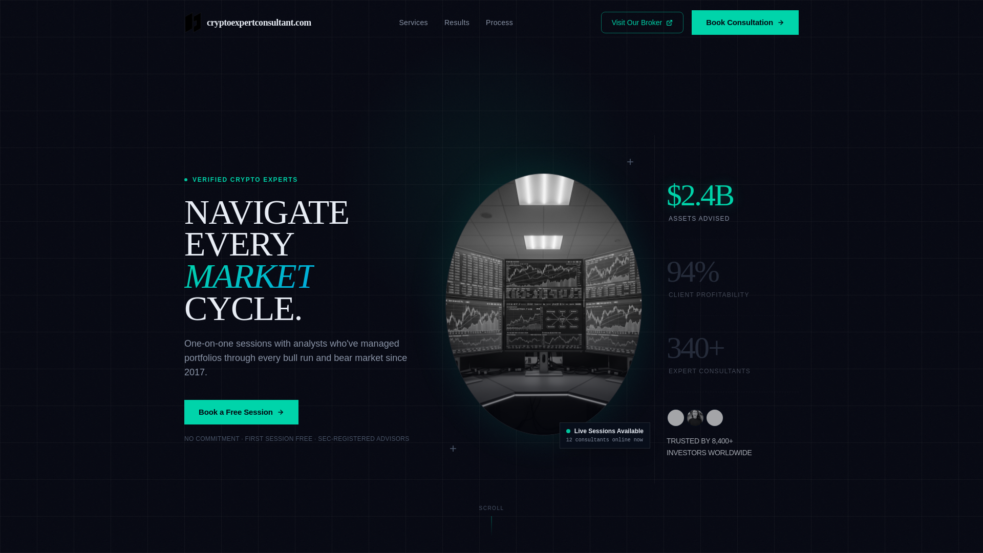 website screenshot of https://cryptoexpertconsultant.com