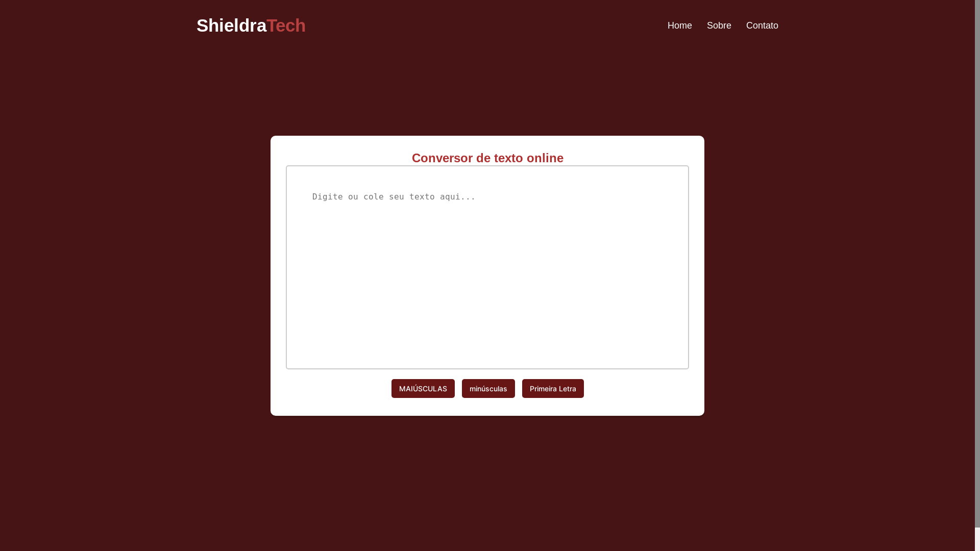 website screenshot of https://textflip.com.br/