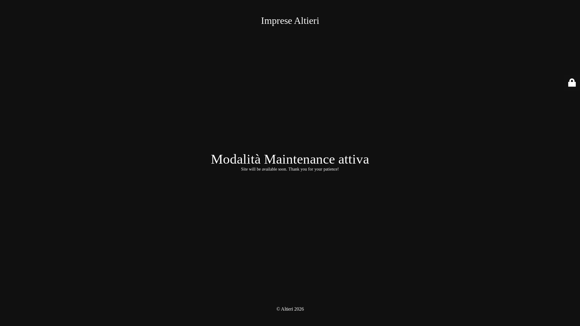 website screenshot of https://impresealtieri.it/