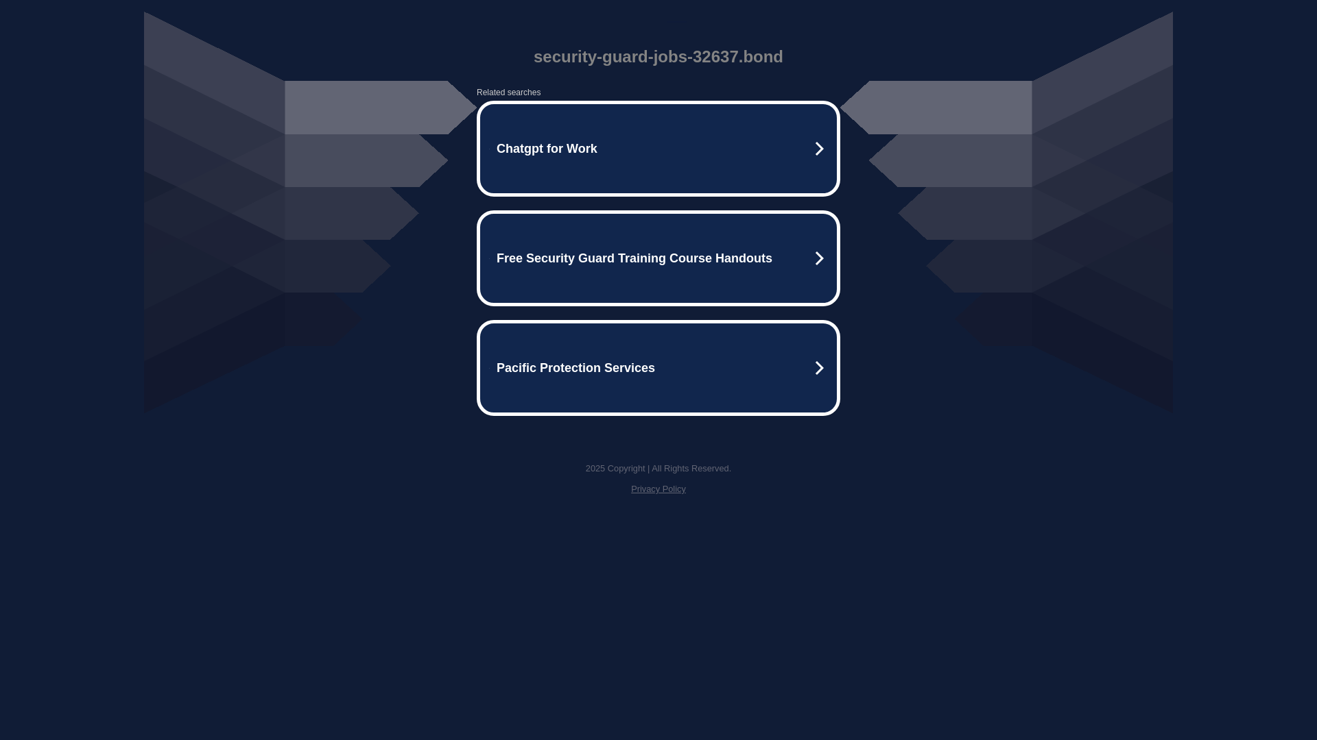 website screenshot of https://security-guard-jobs-32637.bond/