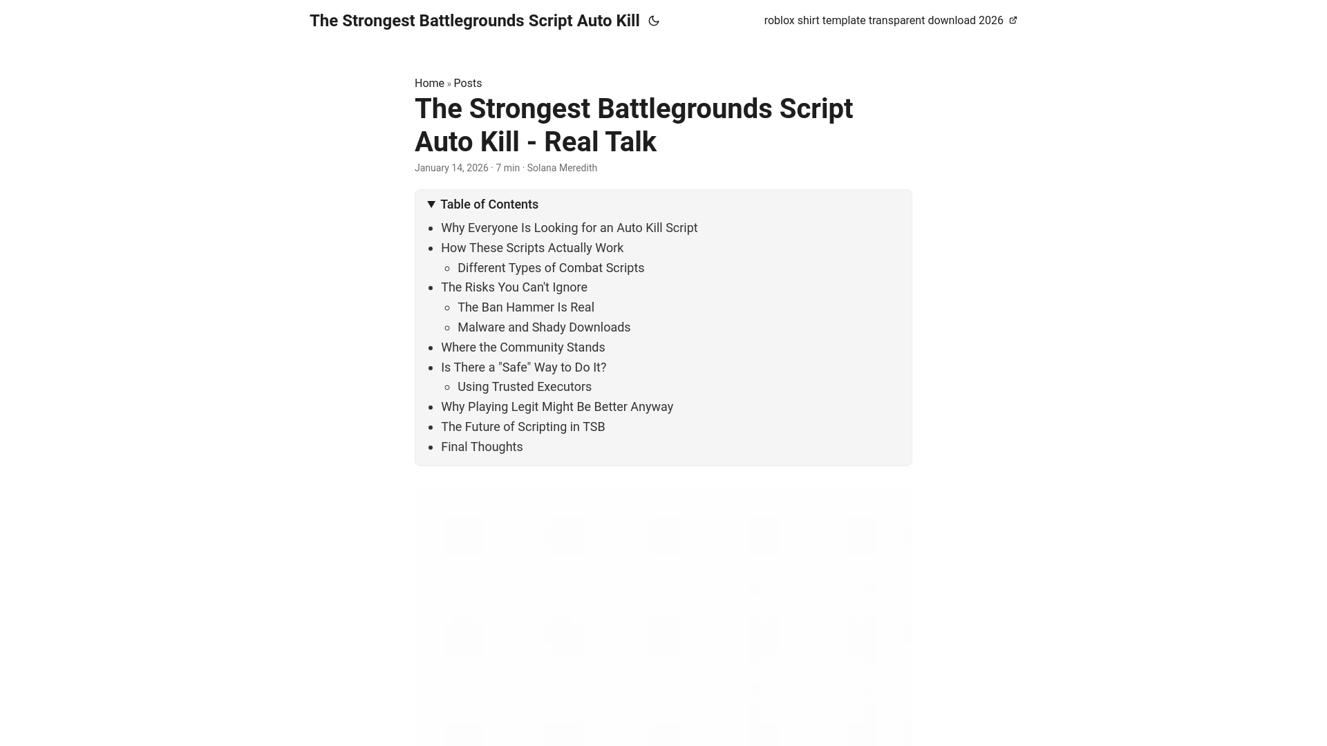 website screenshot of https://thestrongestbattlegroundsscriptautokill.pages.dev/