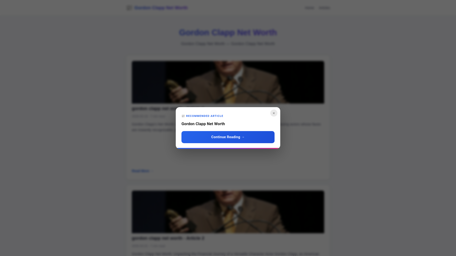 website screenshot of https://gordon-clapp-net-worth.pages.dev/