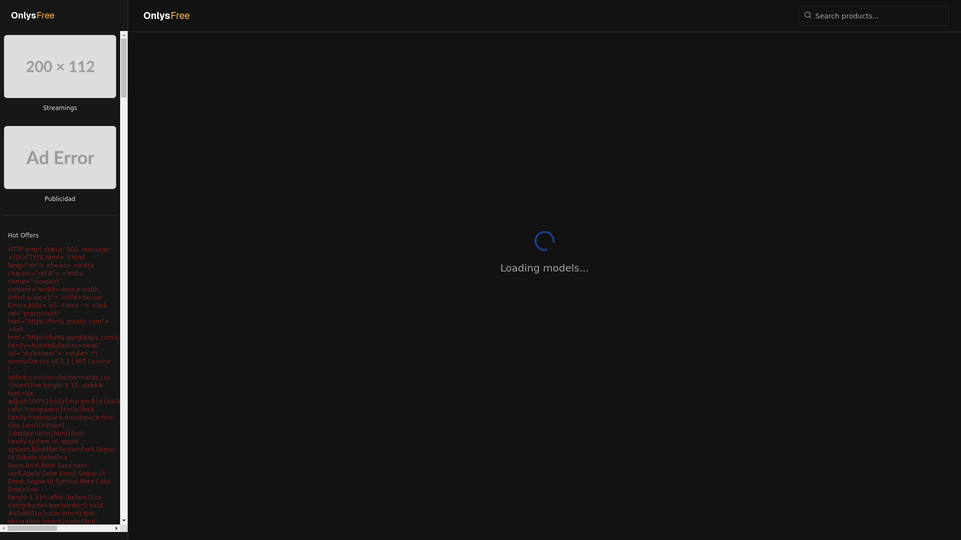 website screenshot of http://onlysfree.com/