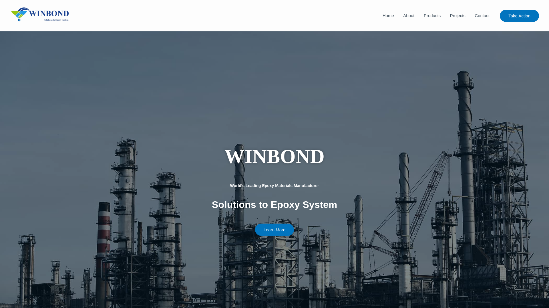 website screenshot of https://winbond.shop/
