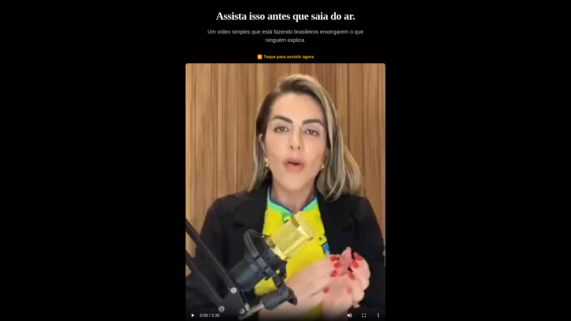 website screenshot of https://verdadesdobrasil.com