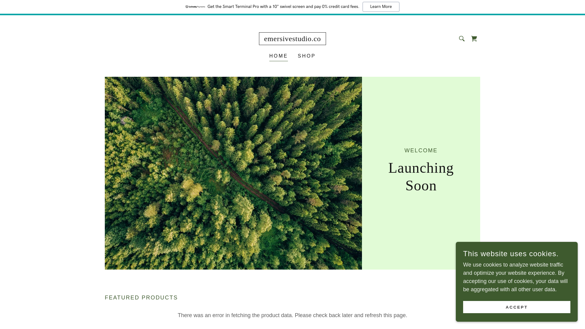 website screenshot of https://emersivestudio.co/