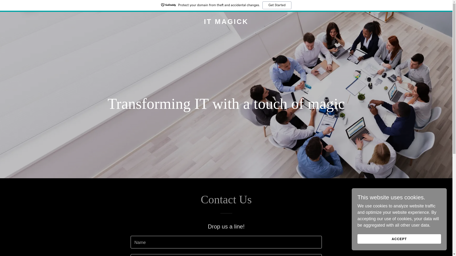 website screenshot of https://itmagick.net/