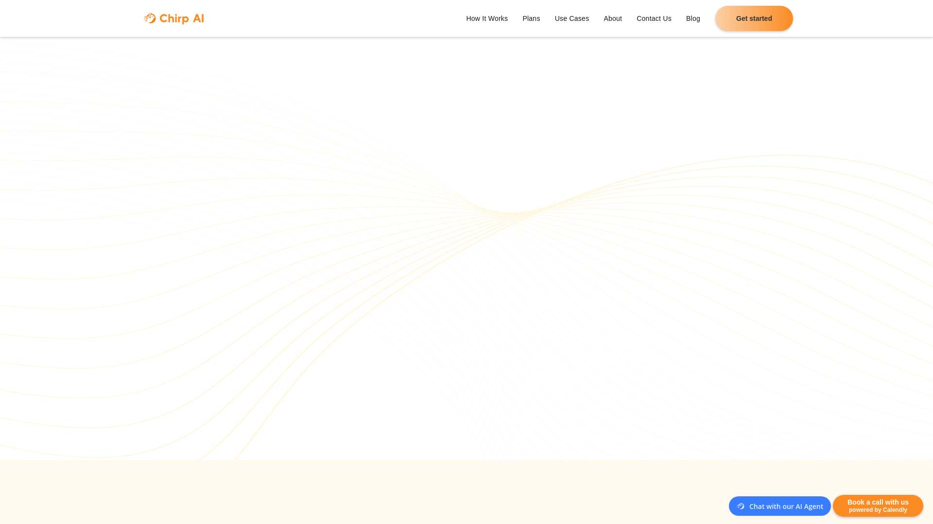 website screenshot of https://getagentchirp.info/
