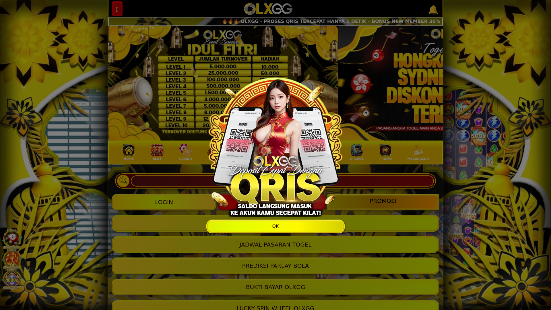 website screenshot of https://olxggmanado.com/