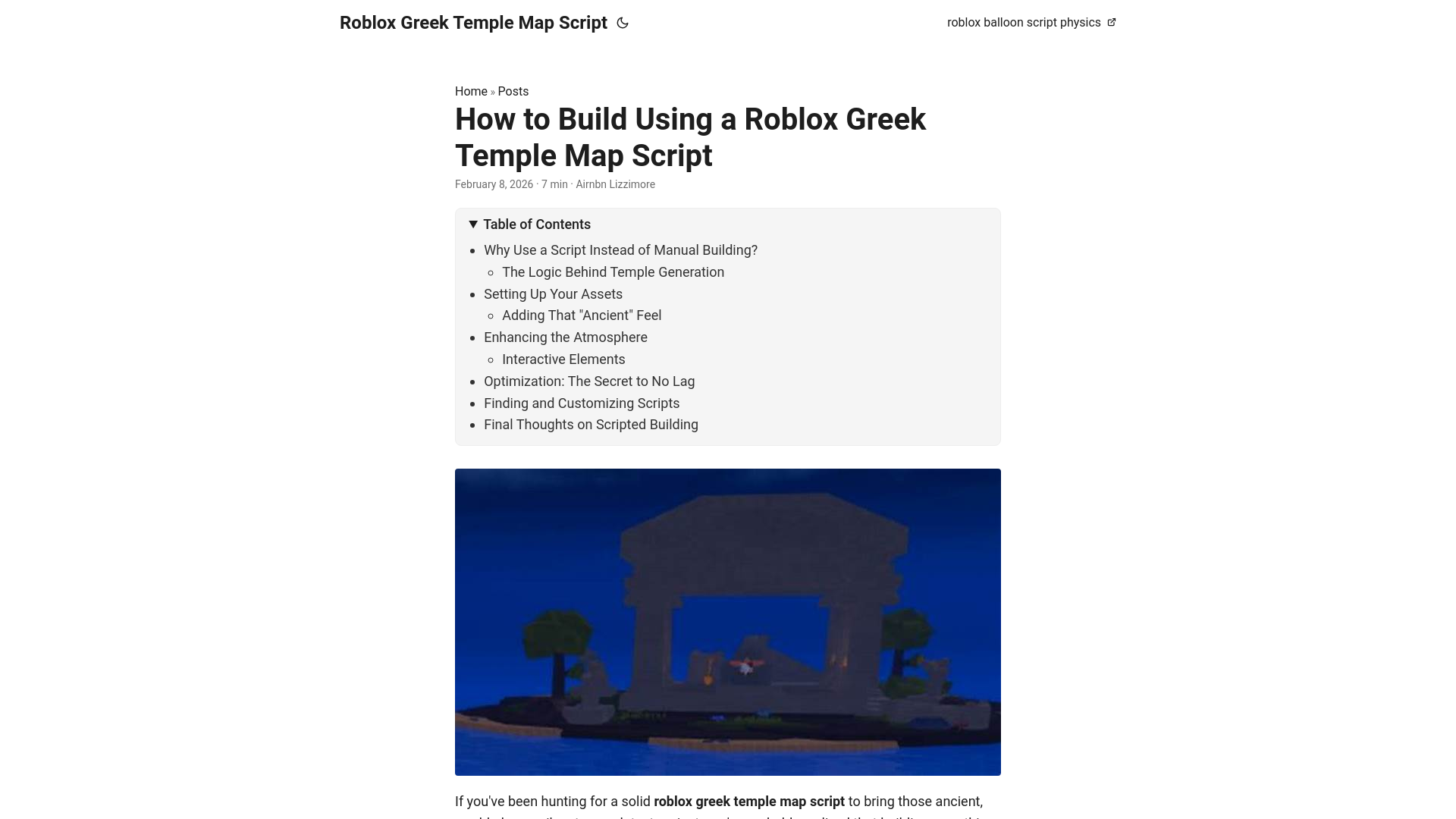 website screenshot of https://roblox-greek-temple-map-script.pages.dev/