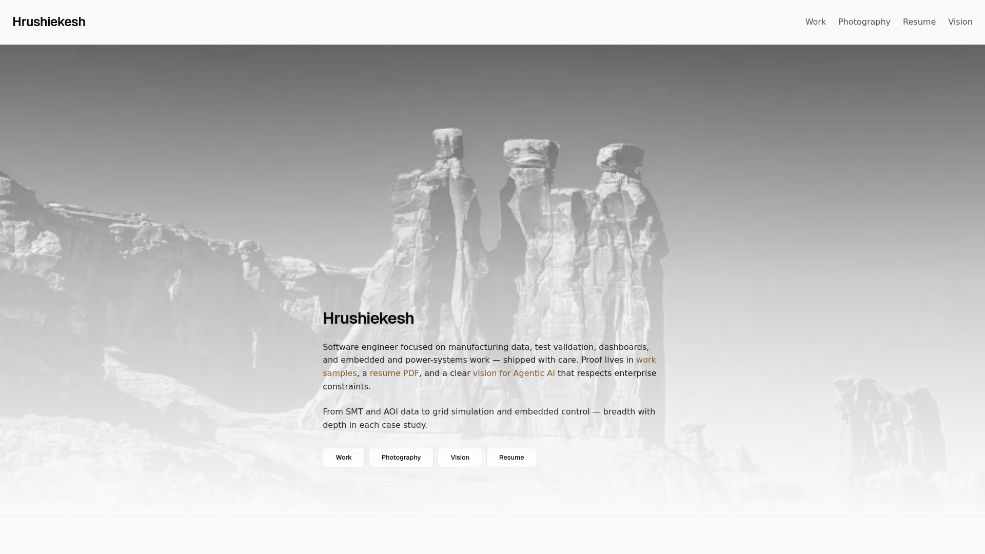 website screenshot of https://hrushiekeshreddykanjula.com/