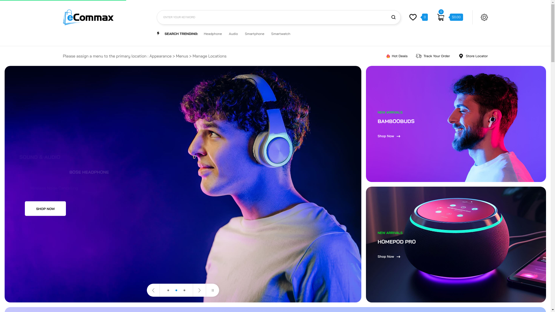 website screenshot of https://gecompany.pe/