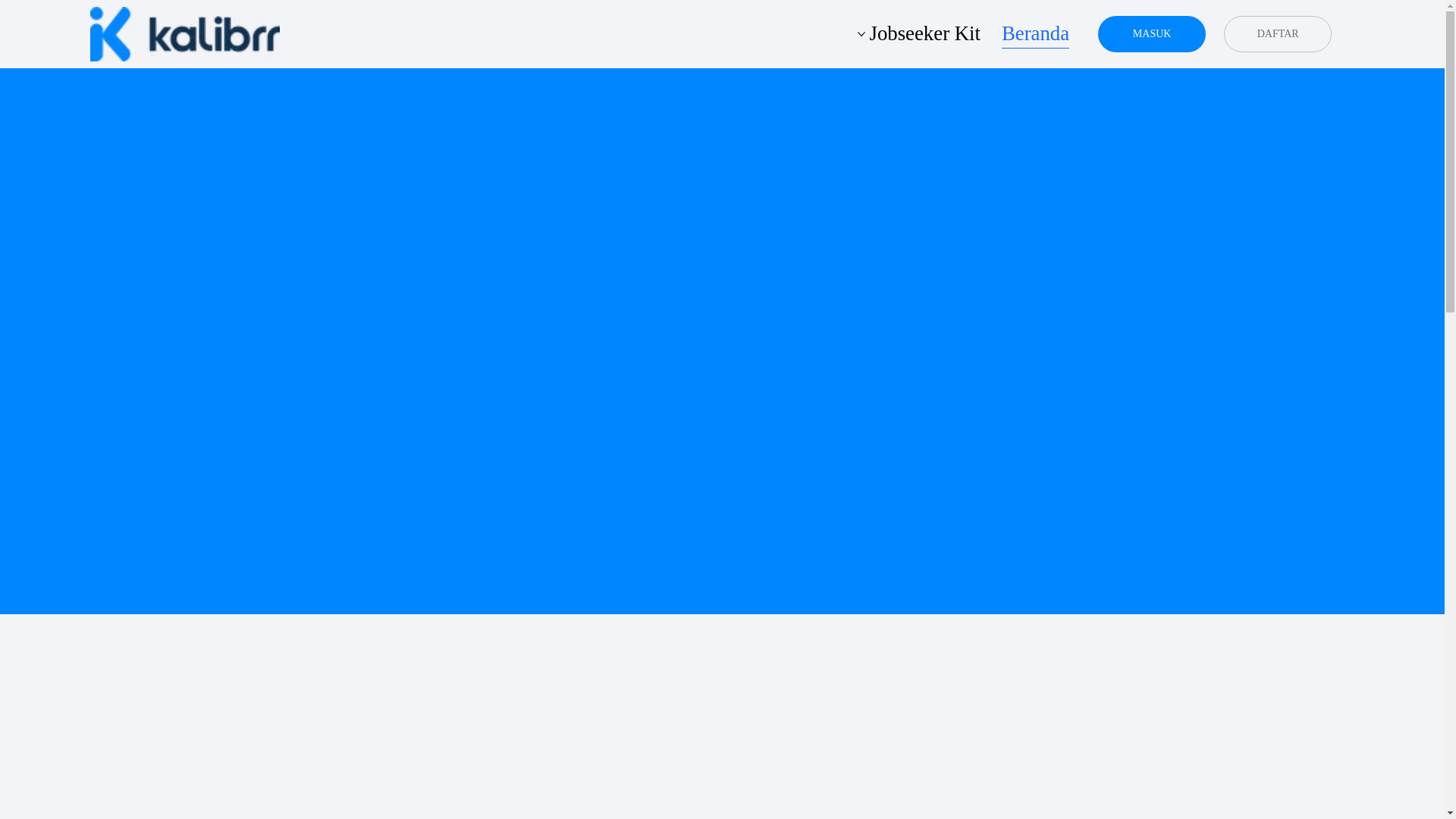 website screenshot of https://jobseekerkit-kalibrr.com/