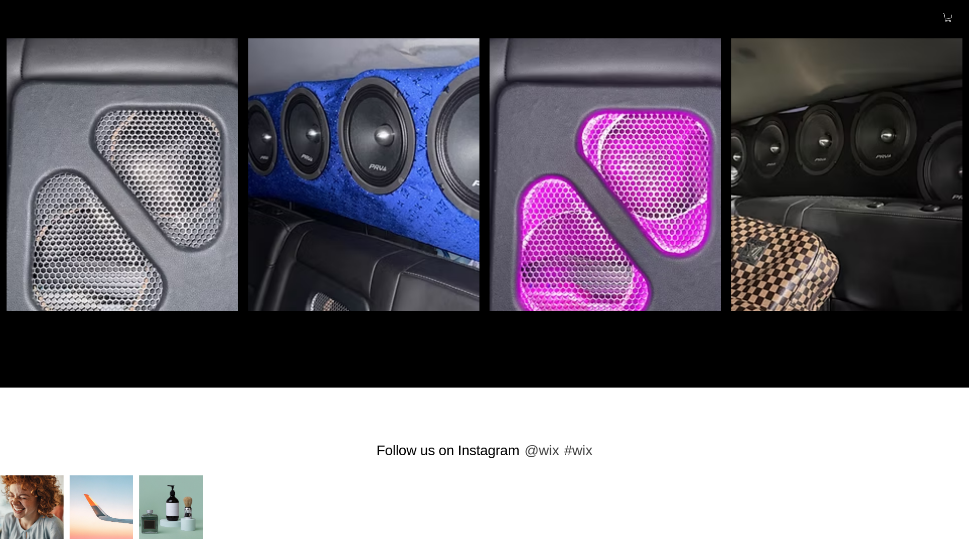 website screenshot of https://lowohmcustoms.com/