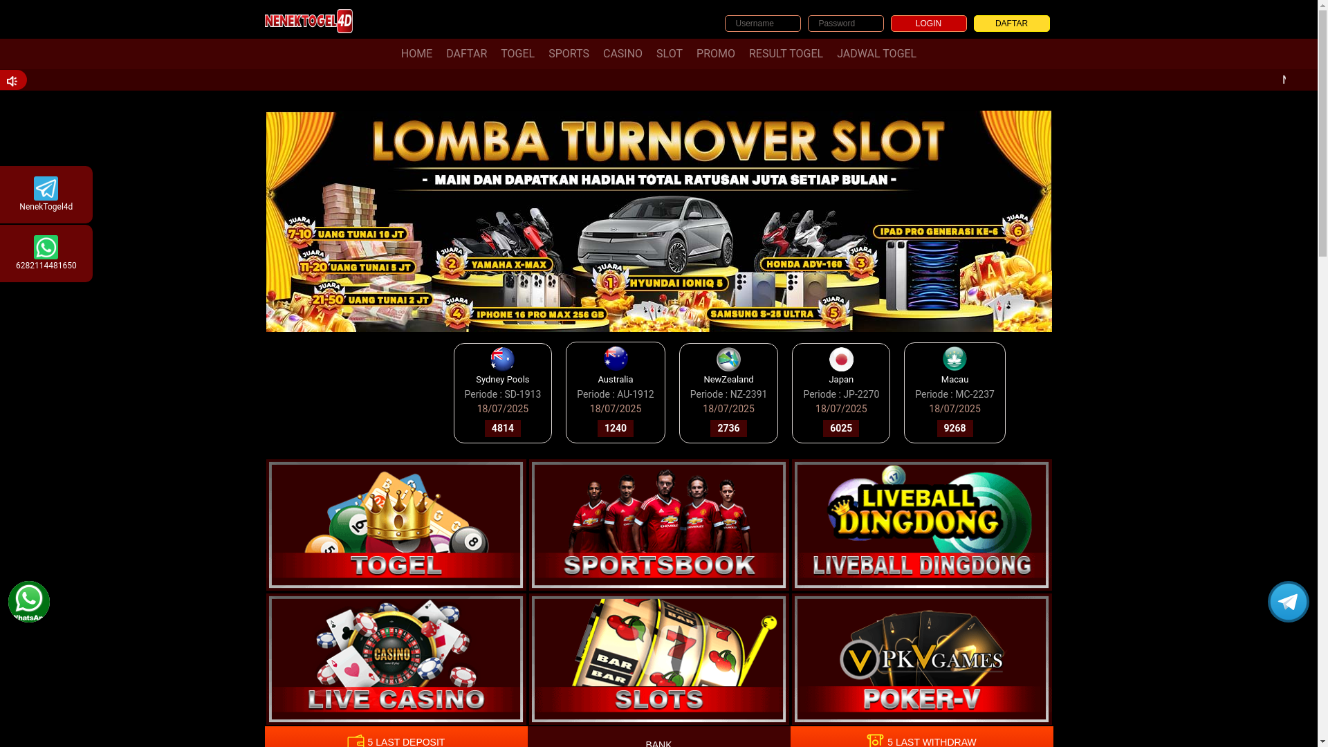 website screenshot of https://nenektogel4dddhb1.com/