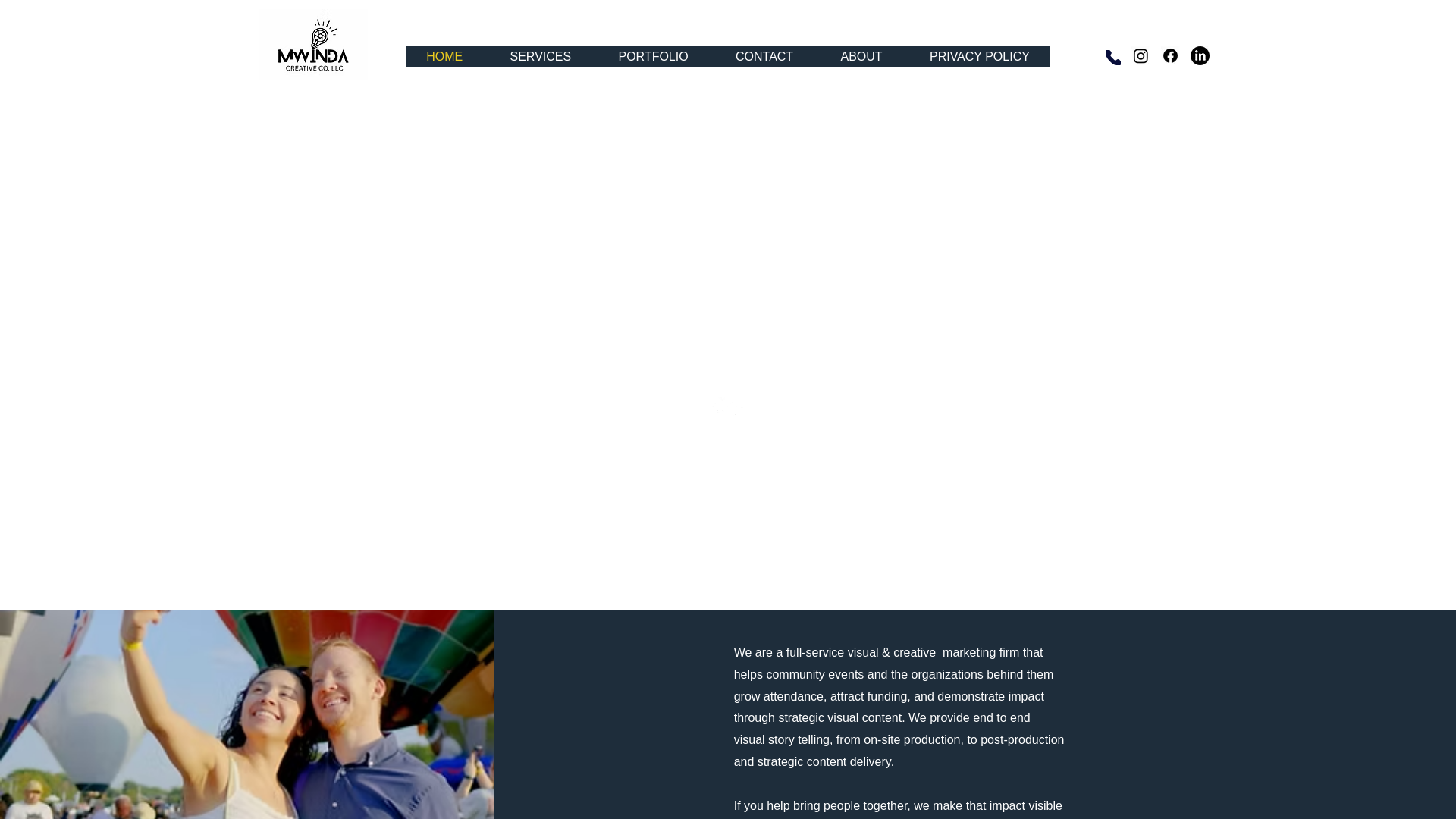 website screenshot of https://mwindacreativeco.net/