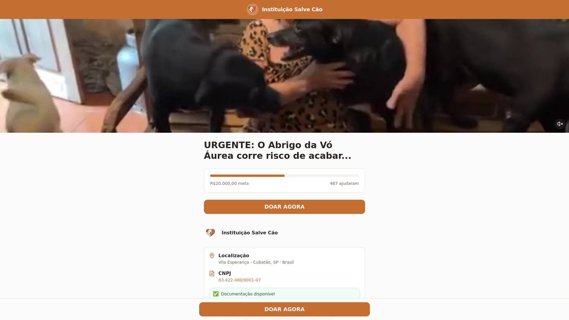 website screenshot of https://doecomamorbr.site/