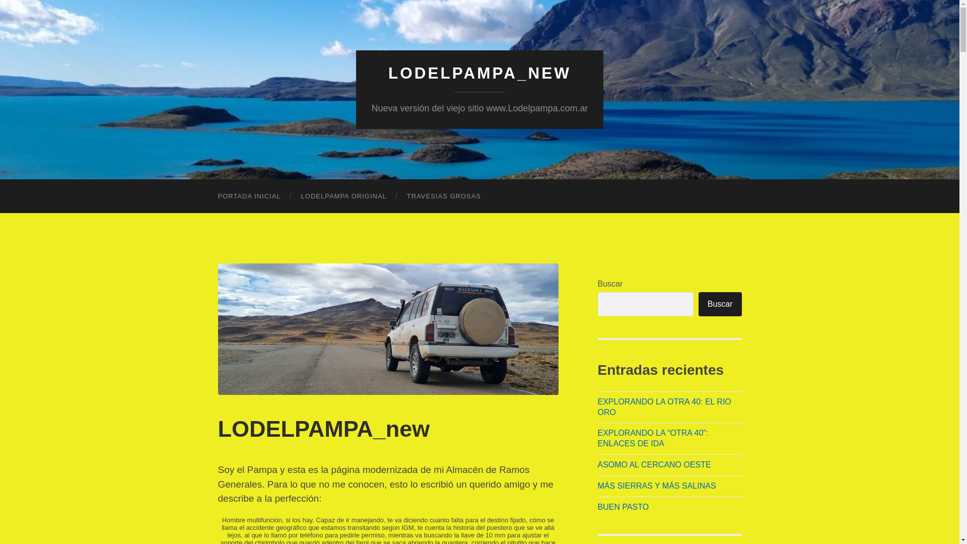 website screenshot of https://bloglodelpampa.com/