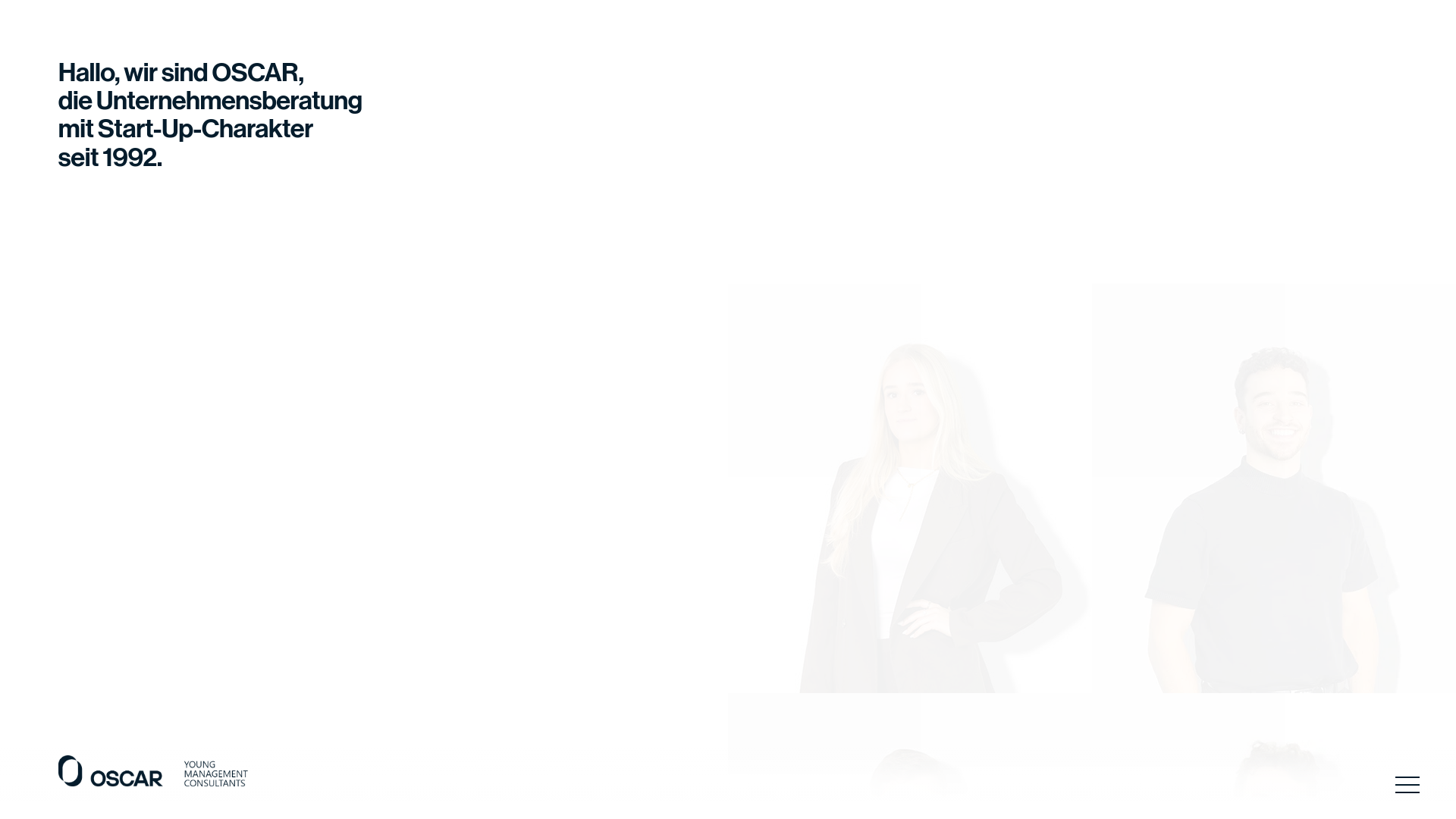 website screenshot of https://go-oscar-team.com/