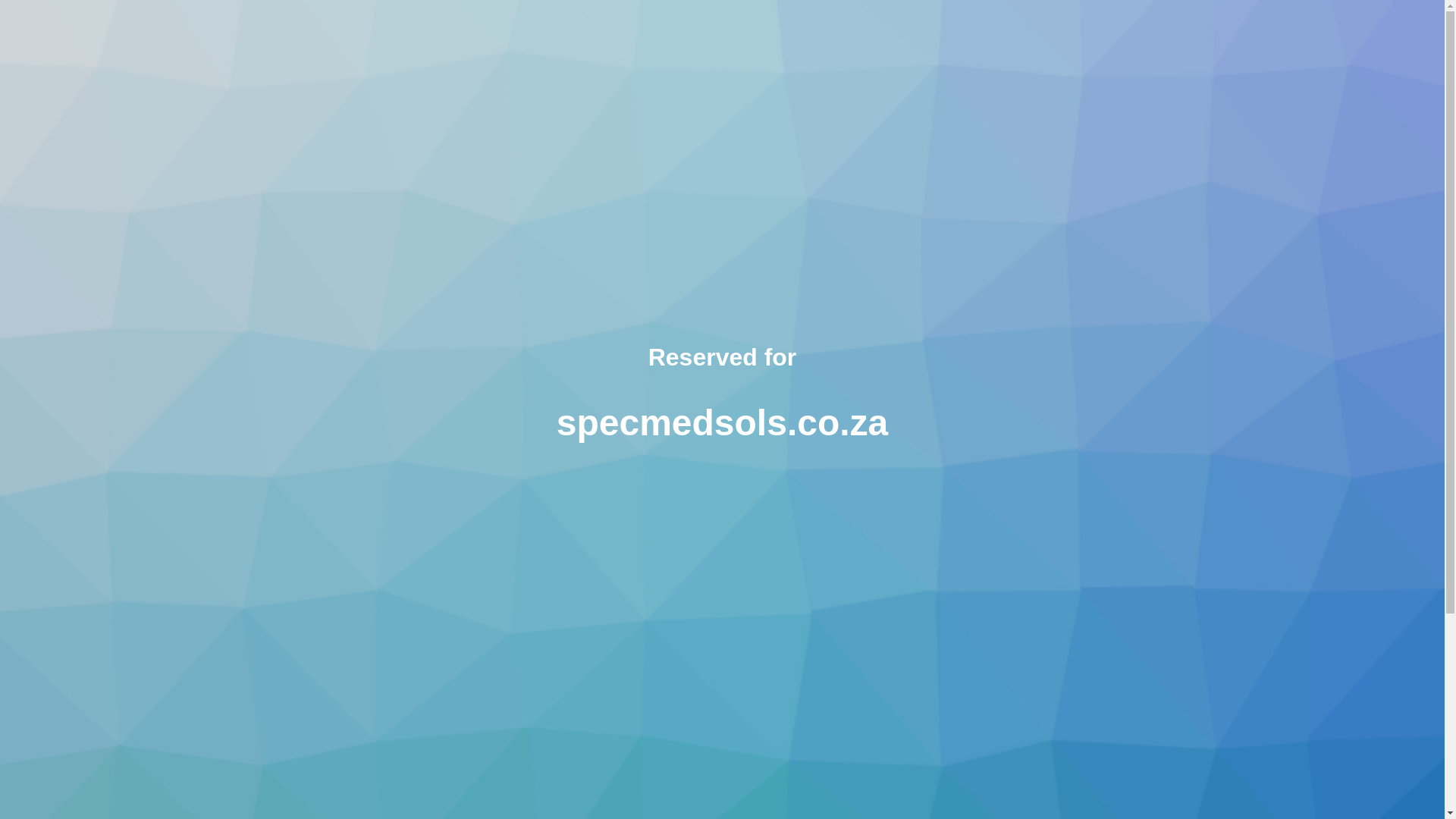 website screenshot of https://specmedsols.co.za/