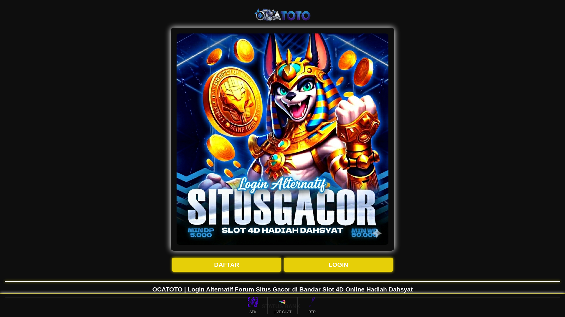 website screenshot of https://ocatoto.pages.dev/