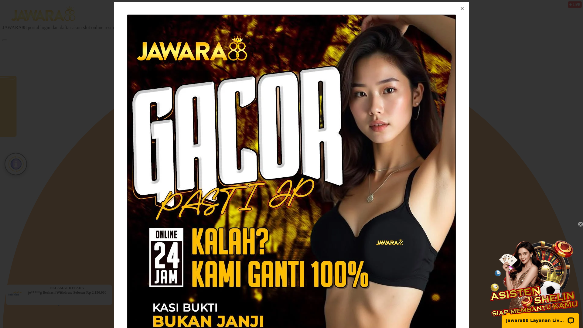 website screenshot of https://jadi-seojawara88.pages.dev/