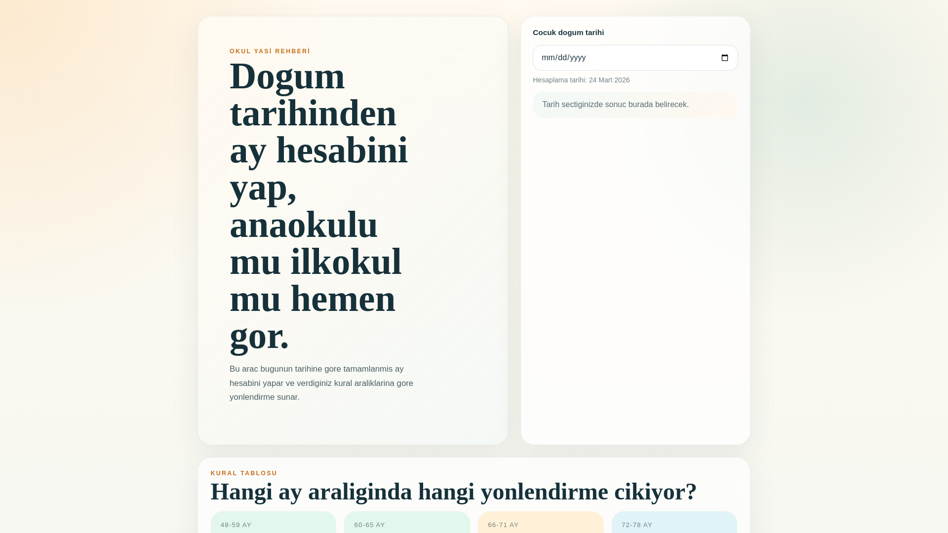 website screenshot of https://okul-yasi-rehberi.pages.dev/