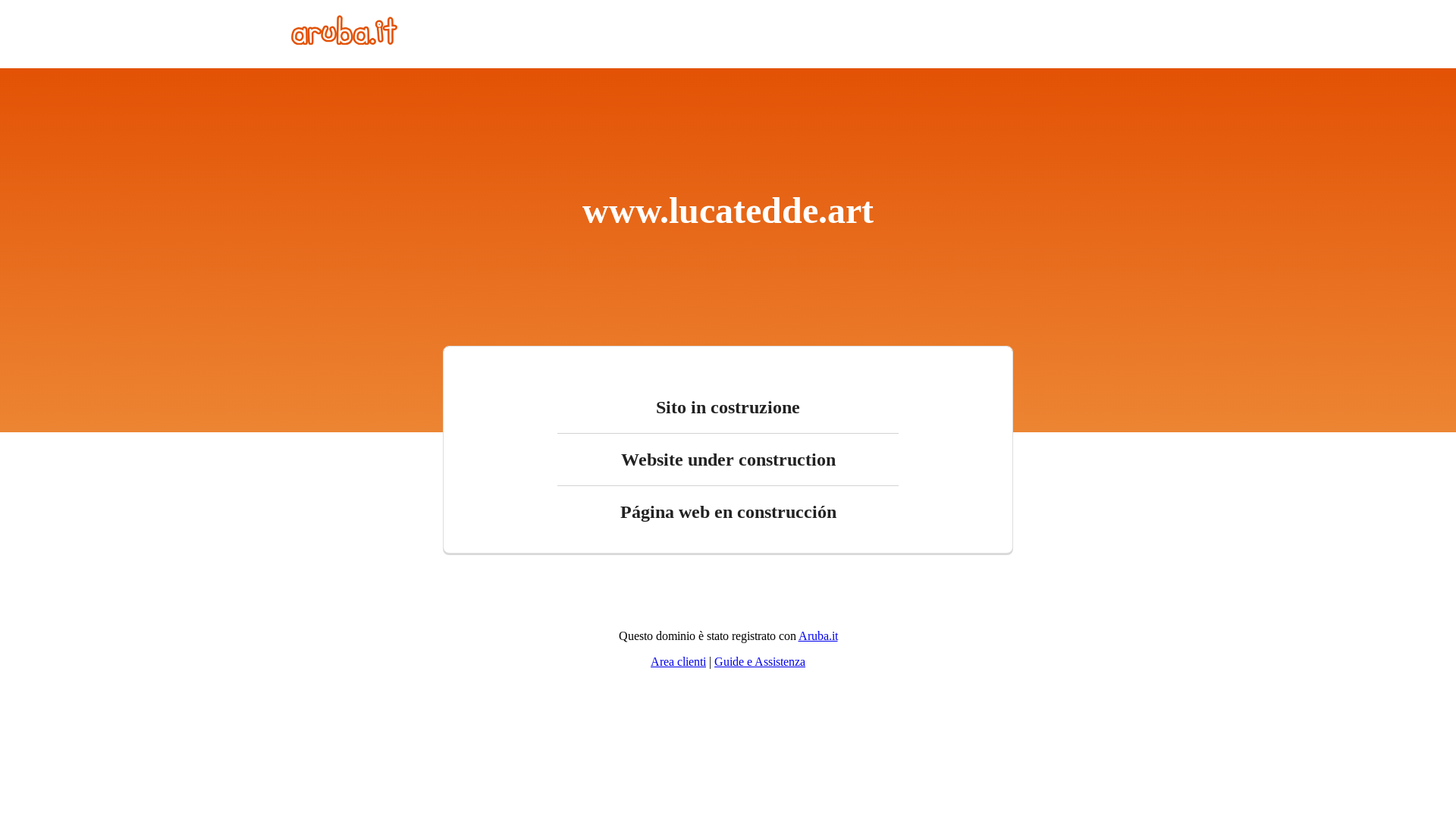 website screenshot of https://lucatedde.art/