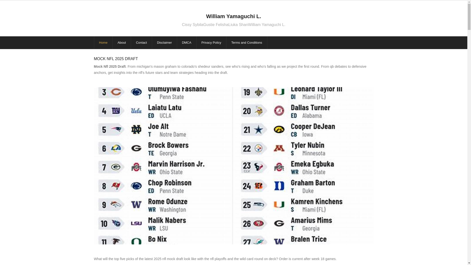website screenshot of https://williamyamaguchil.pages.dev/