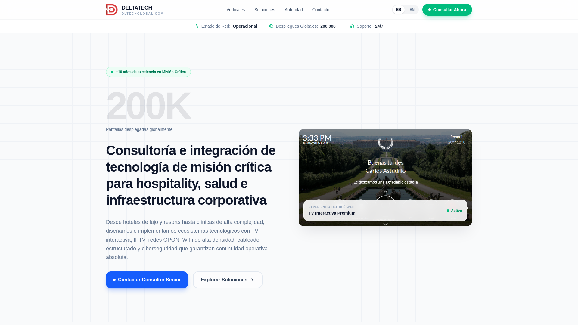 website screenshot of https://dltechglobal.com