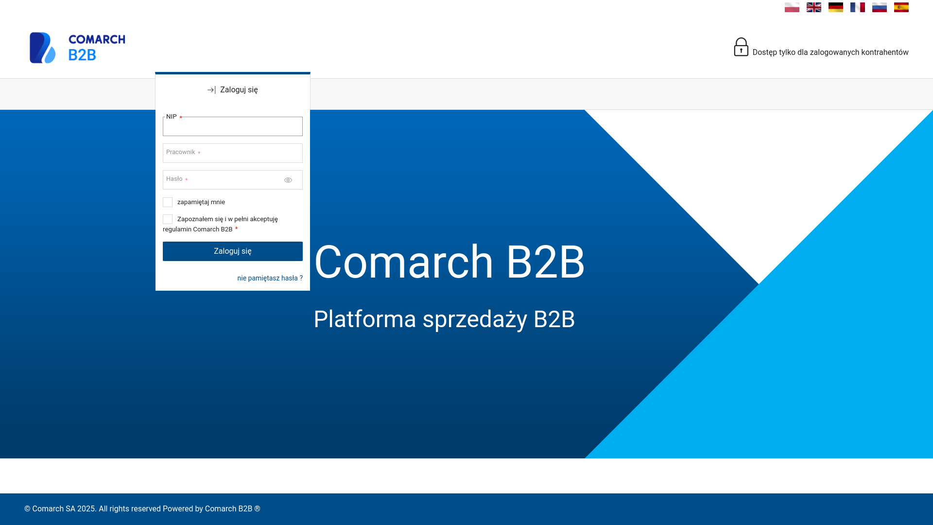 website screenshot of https://b2bravet.pl/