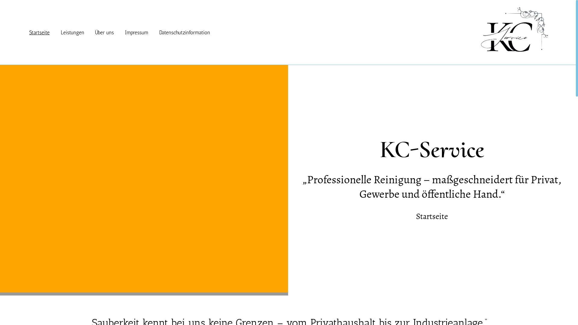 website screenshot of https://komplett-service.net/