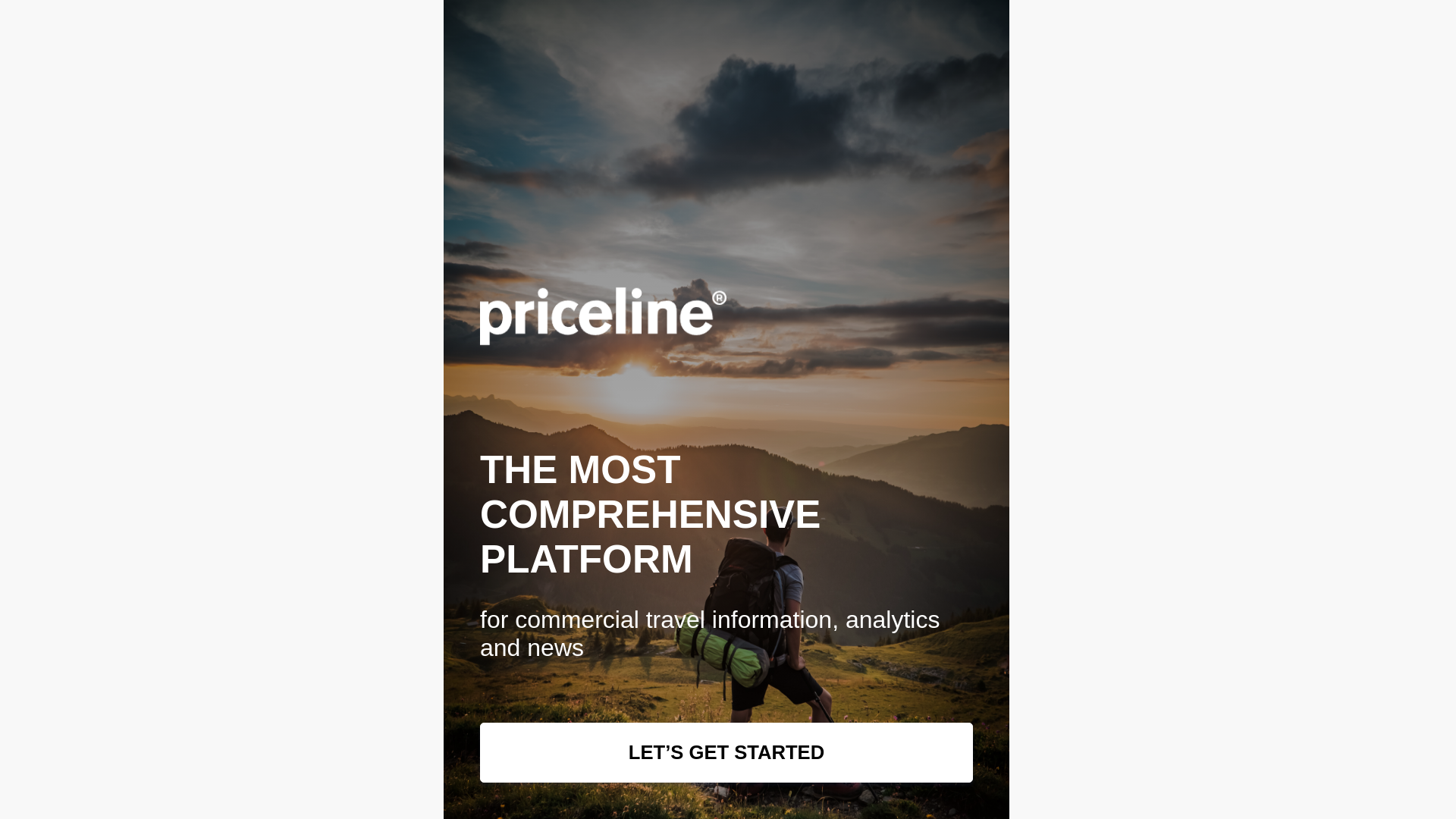 website screenshot of https://pricelineink.com/