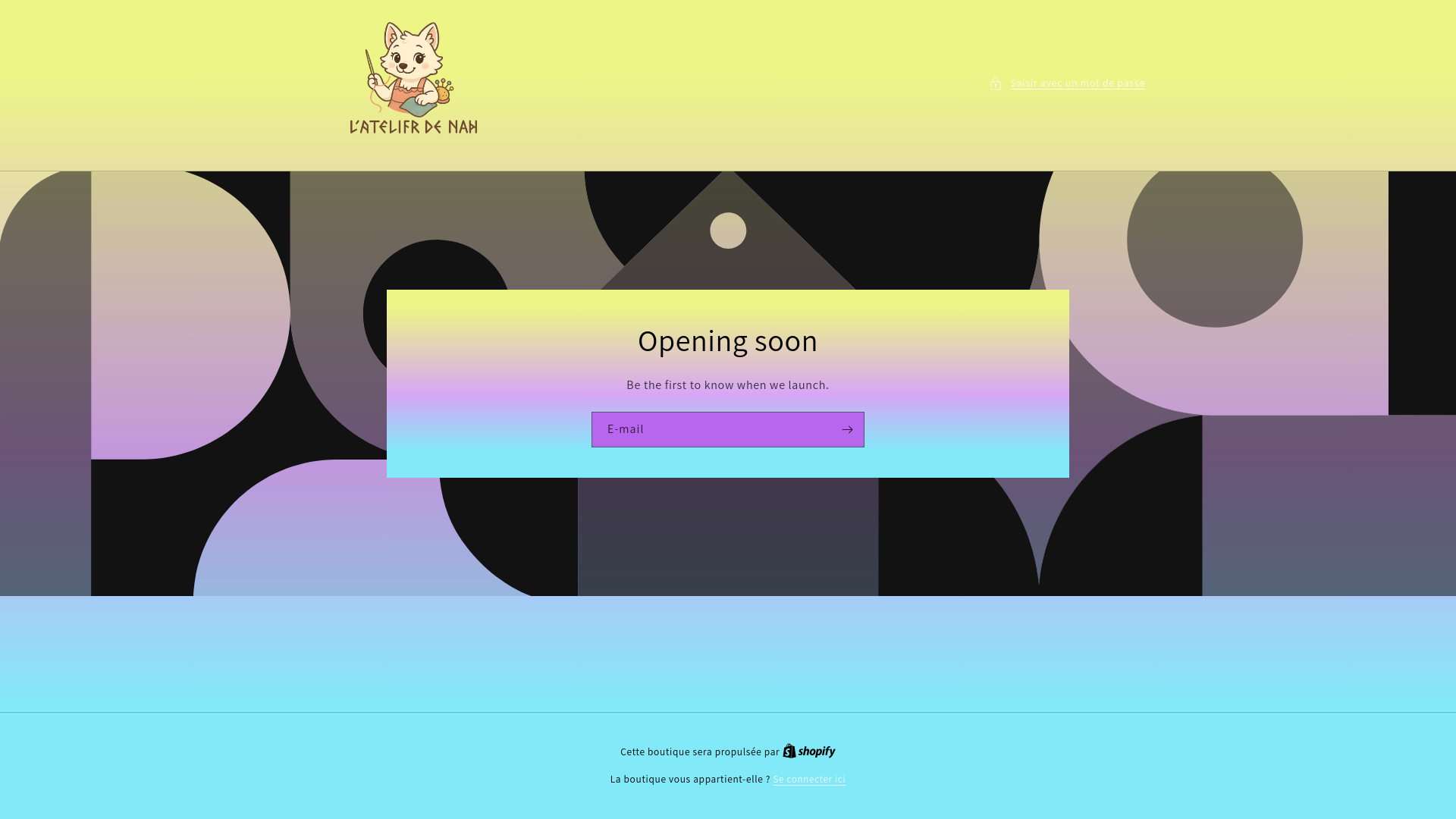 website screenshot of https://latelierdenahu.fr/