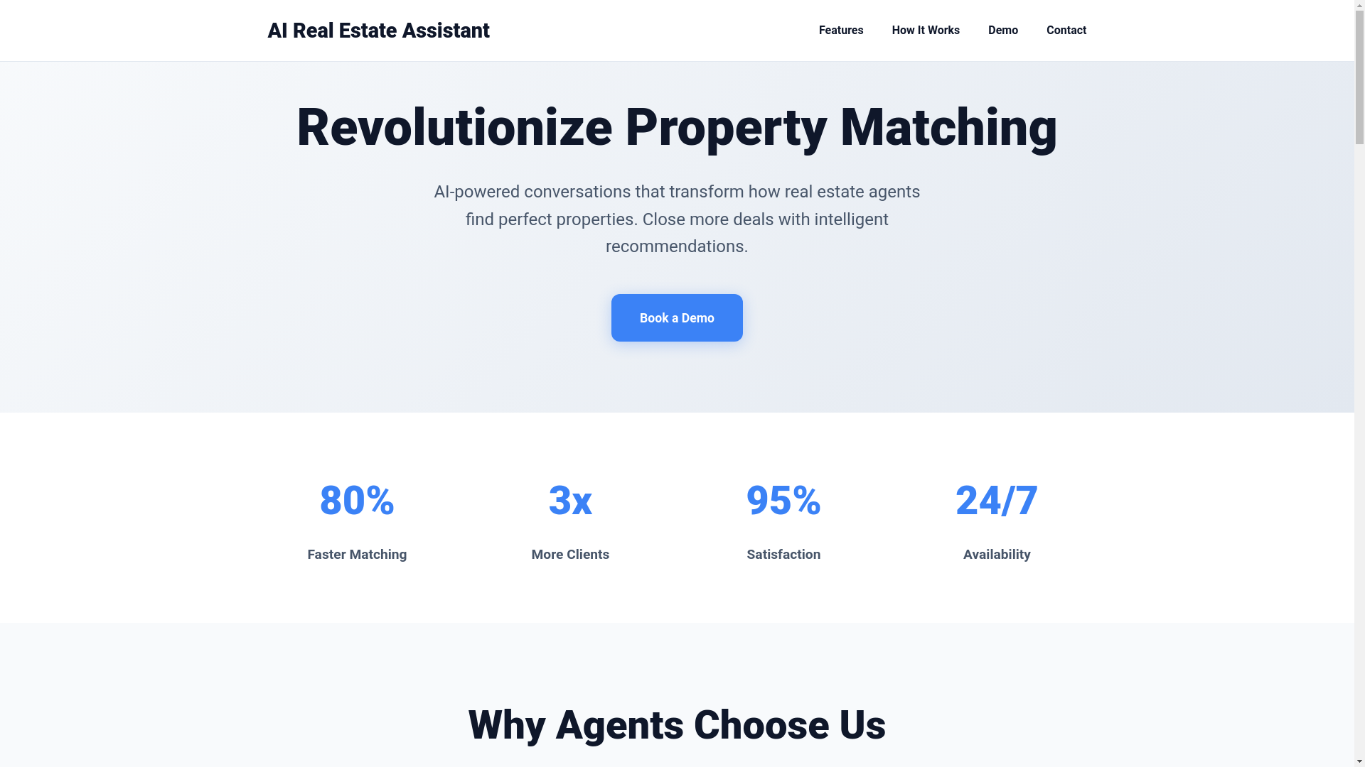 website screenshot of https://realestateaihub.cc/