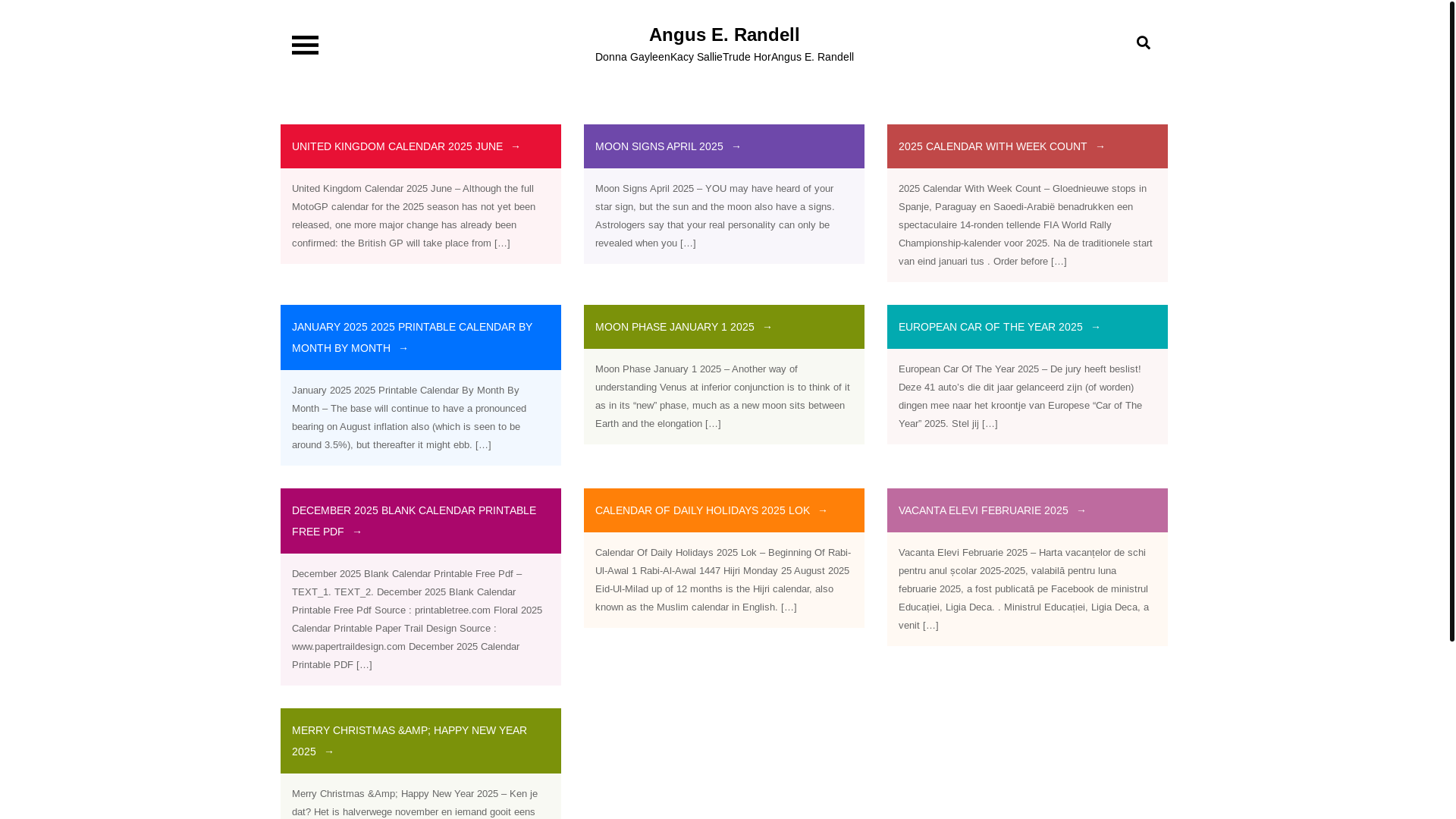website screenshot of https://anguserandell.pages.dev/