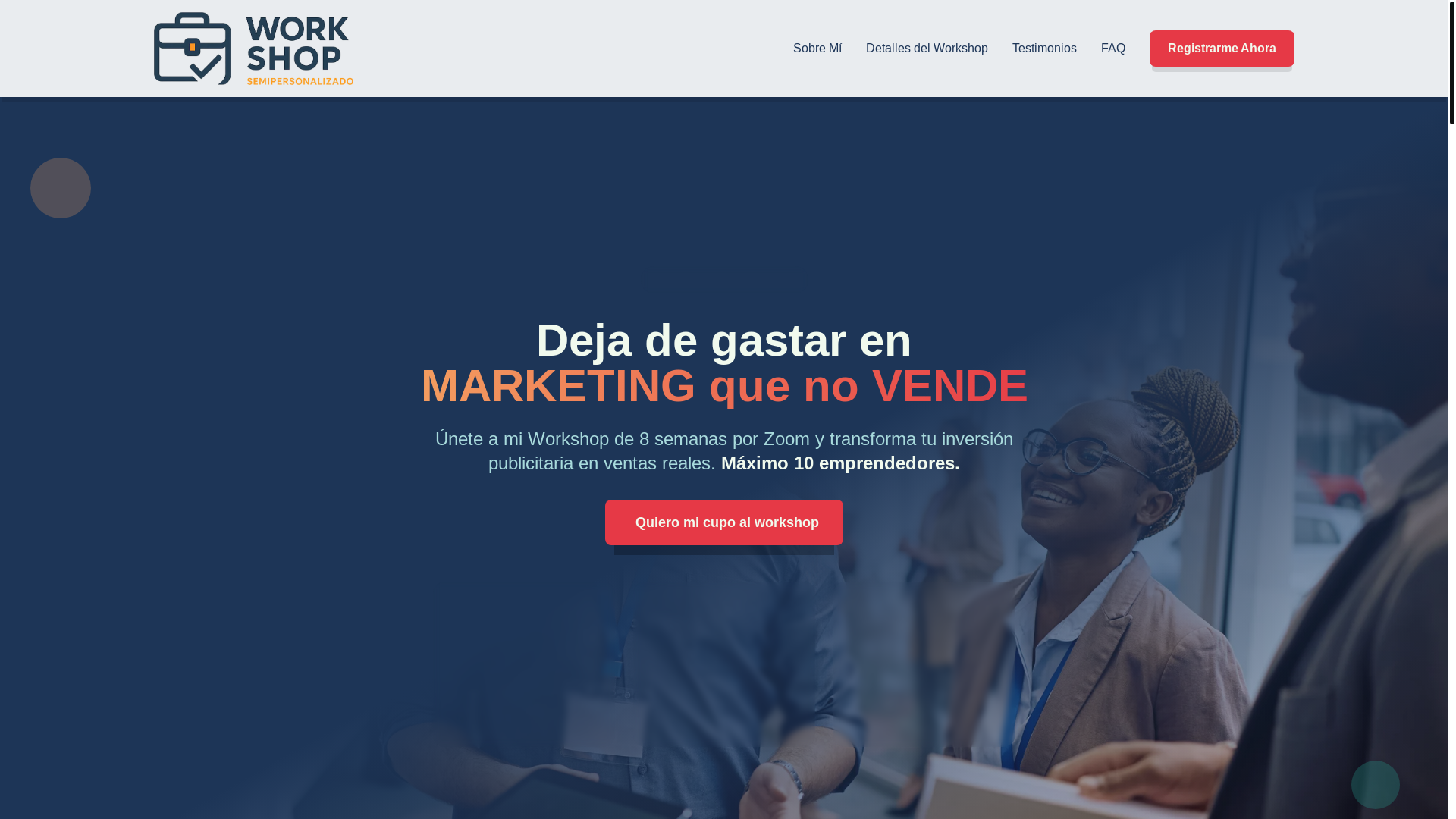 website screenshot of https://workshopgabrielbesada.com/