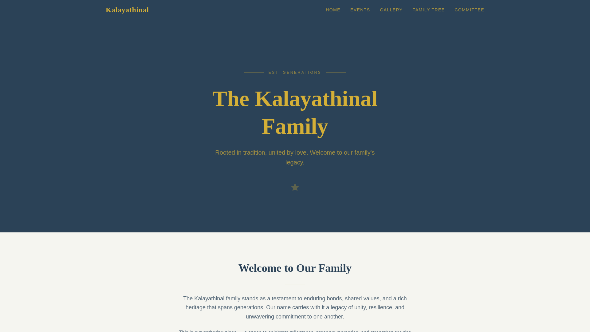 website screenshot of https://kalayathinal.co.in/
